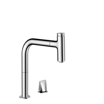 Hansgrohe Metris Select M71 ECO 2-lyukú konyhai csaptelep 200 (M7119), króm