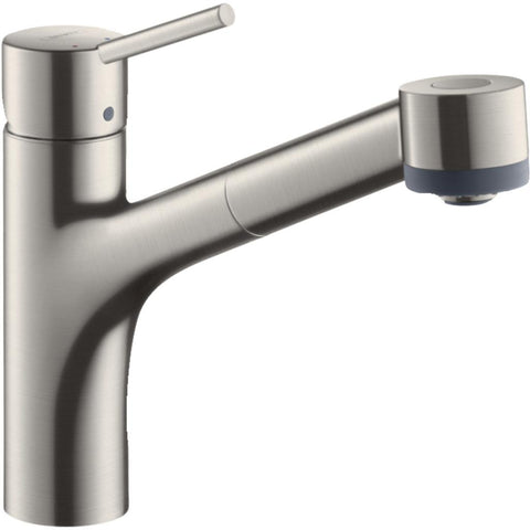 Hansgrohe Talis M52 konyhai csaptelep 170 kihúzható kifolyó (M5216), rm. acél hatású