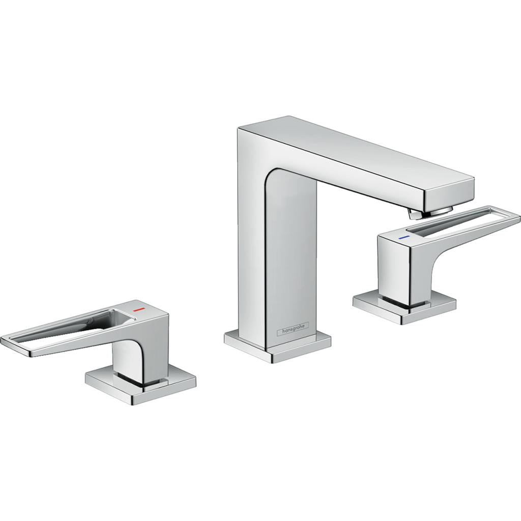 Hansgrohe Metropol 3-lyukú mosdócsaptelep 110 Push-Open loop fogantyúval