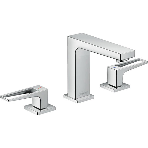 Hansgrohe Metropol 3-lyukú mosdócsaptelep 110 Push-Open loop fogantyúval
