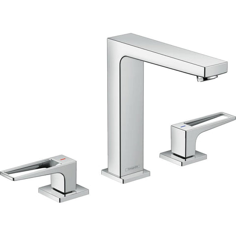 Hansgrohe Metropol 3-lyukú mosdócsaptelep 160 Push-Open loop fogantyúval