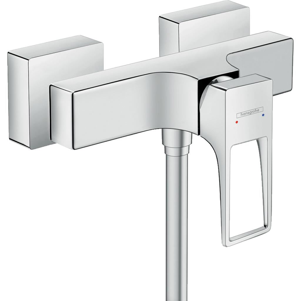 Hansgrohe Metropol zuhanycsaptelep falsíkon kívüli