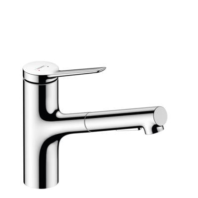 Hansgrohe Zesis M33 konyhai csaptelep 150, kihúzható kifolyó, 2jet