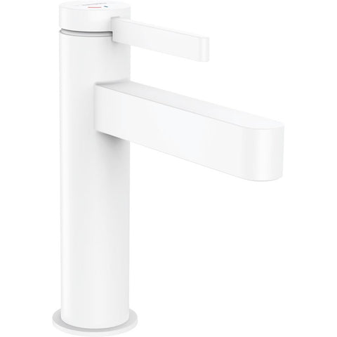 Hansgrohe Finoris mosdócsaptelep 110, CoolStart, push-open lefolyógarnitúra, matt fehér