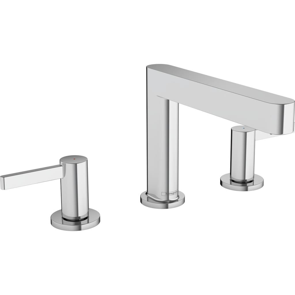 Hansgrohe Finoris 3 lyukú mosdócsaptelep 110, push-open lefolyógarnitúra