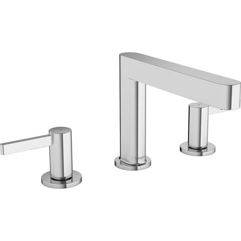 Hansgrohe Finoris 3 lyukú mosdócsaptelep 110, push-open lefolyógarnitúra
