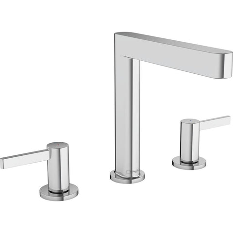 Hansgrohe Finoris 3 lyukú mosdócsaptelep 160, push-open lefolyógarnitúra
