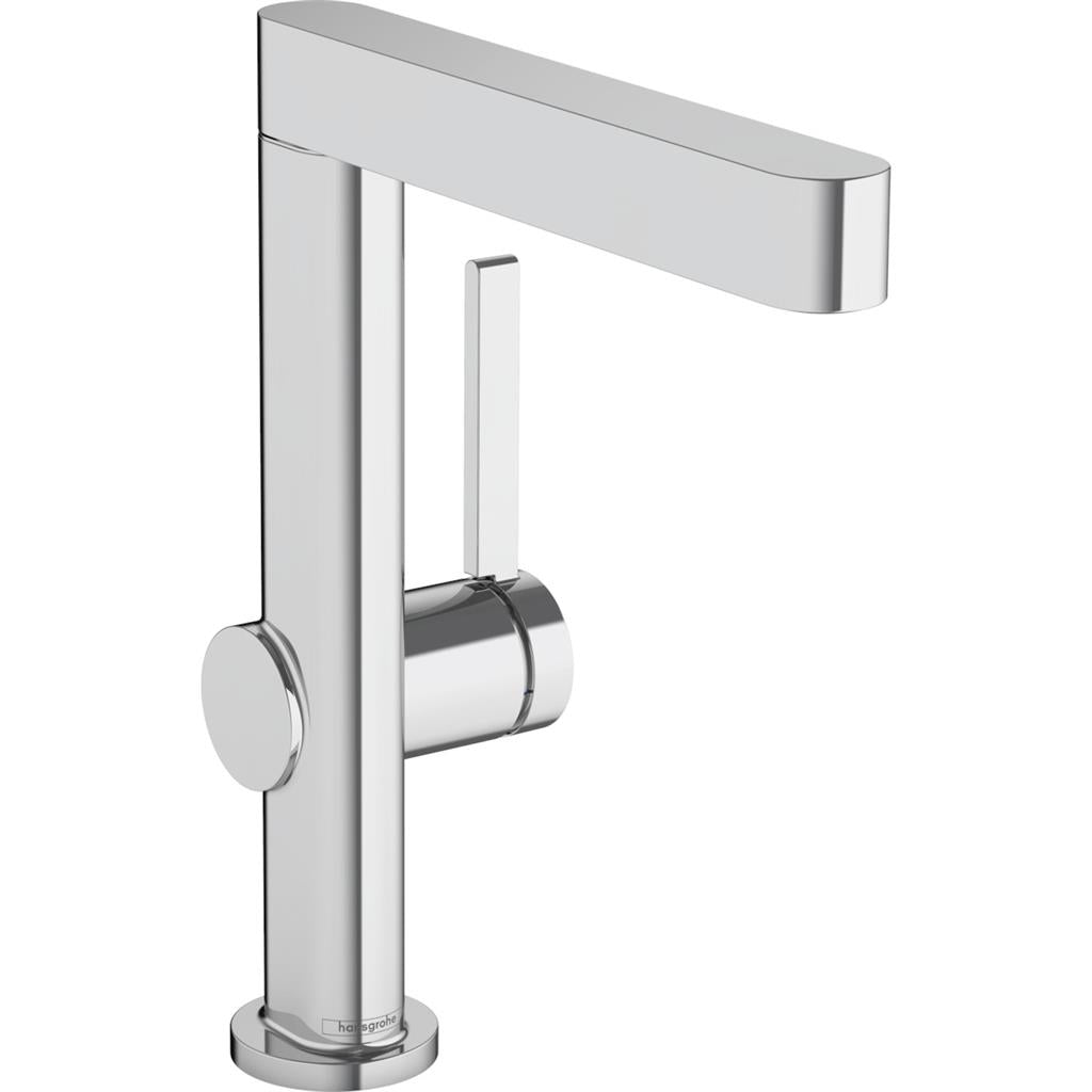 Hansgrohe Finoris mosdócsaptelep 230, elforgatható kifolyó és push-open lefolyógar.