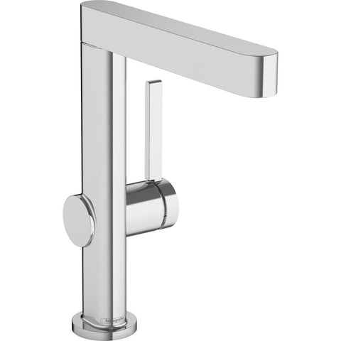 Hansgrohe Finoris mosdócsaptelep 230, elforgatható kifolyó és push-open lefolyógar.
