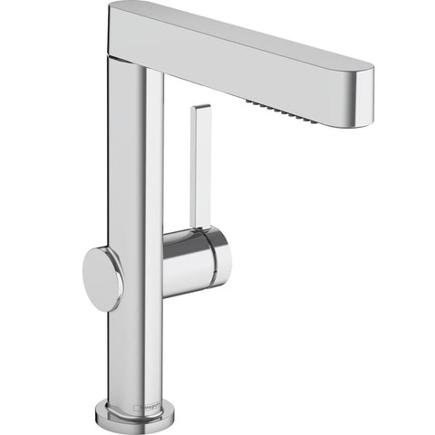 Hansgrohe Finoris mosdócsaptelep 230, kihúzható kifolyó, 2 jet és push-open lefolyógar.