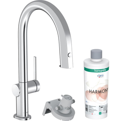 Hansgrohe Aqittura M91 Filtersystem konyhai csaptelep 210, kihúzható kifolyó, 1jet