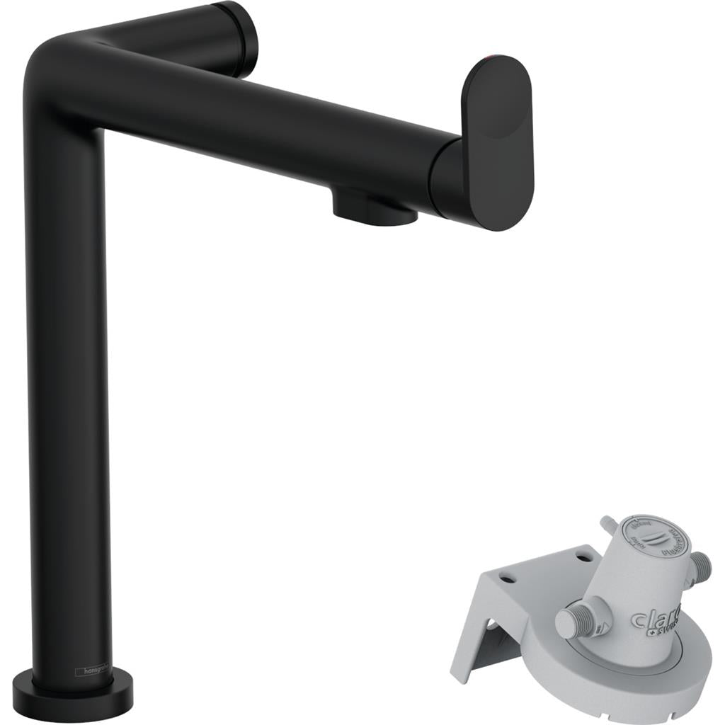 Hansgrohe Aqittura M91 Filtersystem konyhai csaptelep 240, 1jet, matt fekete