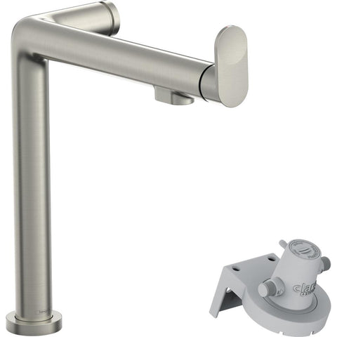Hansgrohe Aqittura M91 Filtersystem konyhai csaptelep 240, 1jet, rozsdamentes acél hatású