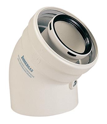 Immergas 60/100 PPS/ALU ív 45°