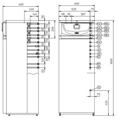 Immergas Hercules Condensing 32 3 ERP, beépített 120l tároló