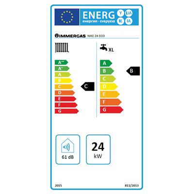 Immergas NIKE Eco 24 kéményes gázkazán, kombi 24 Kw