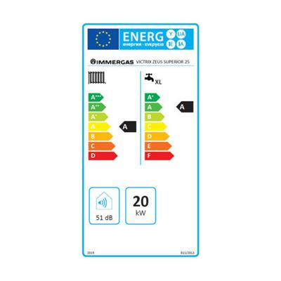 Immergas Victrix Zeus Superior 25 kondenzációs gázkazán, kombi, tárolós (54l) 20,8 Kw