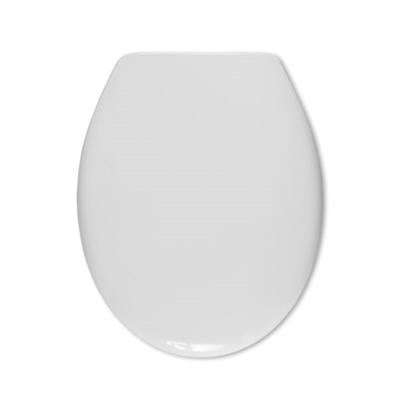 AquaRosa WC ülőke Corsica, műanyag zsanérral, fehér