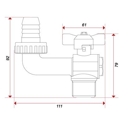 Altalajcsap 3/4"