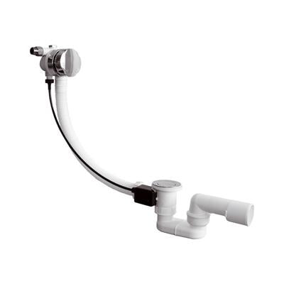 Jika Deep by Jika kádtöltő, le-és túlfolyó szett, 55 cm, Exafill, 40/50 mm szifonnal, króm
