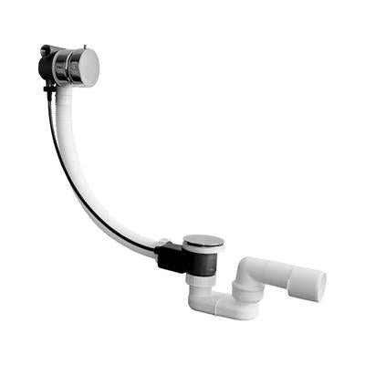 Jika Deep by Jika kádtöltő, le-és túlfolyó szett, 55 cm, Exafill, 40/50 mm szifonnal, króm