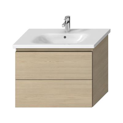 Jika Mio-N alsószekrény 80 cm-es kézmosóhoz, 2 fiókkal, kőris, 76x44,5x58,8 cm