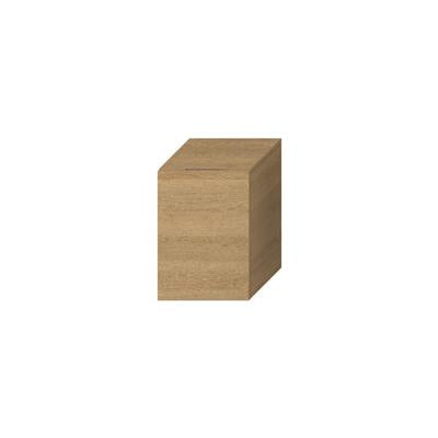 Jika Cubito-N kisszekrény, 1 ajtós, balos, 1 üvegpolccal, tölgy, 47,2x32x32,2 cm