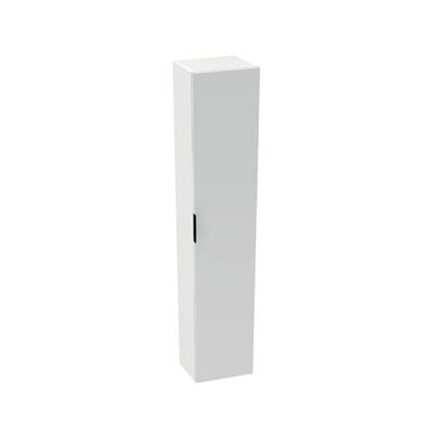 Jika Cube magas szekrény, 1 ajtós, balos/jobbos, 6 polccal, selyemfényű fehér, 170x25,1x32 cm