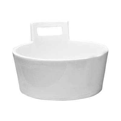 Jika Dzber pultra építhető mosdó, fehér, 46 cm átmérő