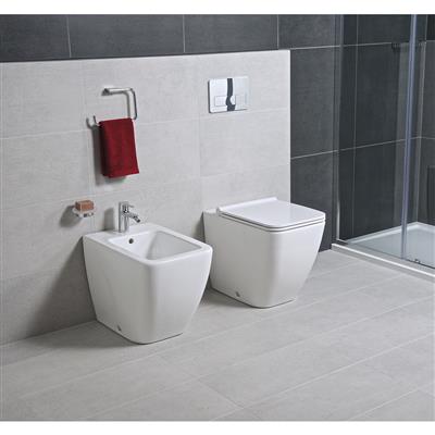 Jika Cubito Pure WC-csésze, álló, mélyöblítésű, univerzális csatlakozással, fehér 56 cm