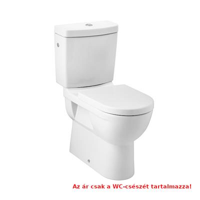 Jika Mio álló kombi wc csésze, magasított, mélyöblítésű, kettős kifolyású, Jikaperla, fehér