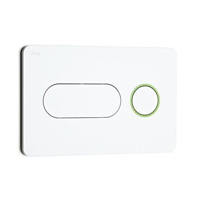 Jika PL8 nyomólap, fényes króm/matt gyűrűvel, dual flush