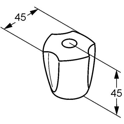KLUDI csapgomb piros standard