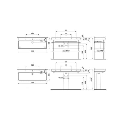 Laufen Pro S mosdó 120x46,5