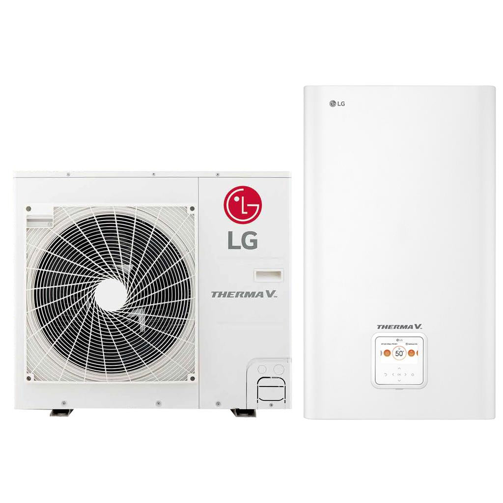 LG Therma-V - HN091MR.NK5 + HU051MR.U44 - osztott hőszivattyú 5,0 kW, 1 fázis (R32)