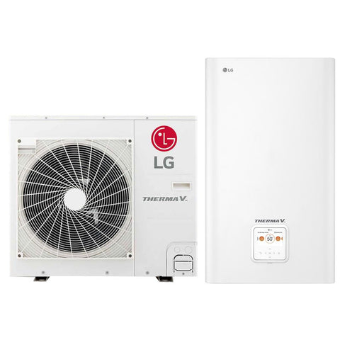 LG Therma-V - HN091MR.NK5 + HU051MR.U44 - osztott hőszivattyú 5,0 kW, 1 fázis (R32)