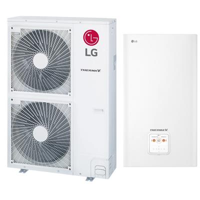 LG Therma-V - HN1636M.NK5 + HU143MA.U33 - osztott hőszivattyú 14,0 kW, 3 fázis (R410A)
