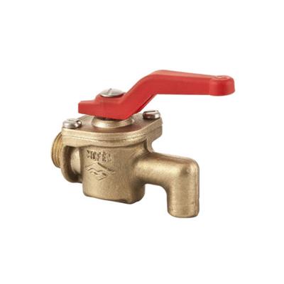 Mofém golyós ürítőcsap 3/8" könyök
