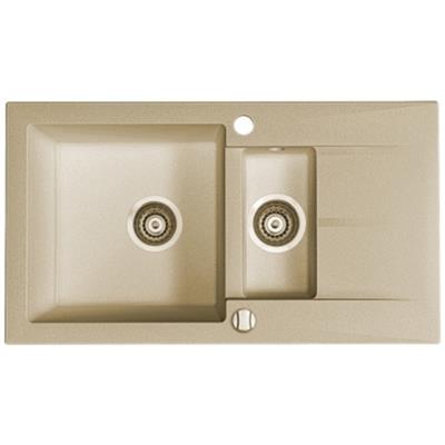 Marmorin Isao mosogató gránit 1 medence+csepegt+gyümölcsmosó +kihúz.fejes csapt gray 470 513 003 213