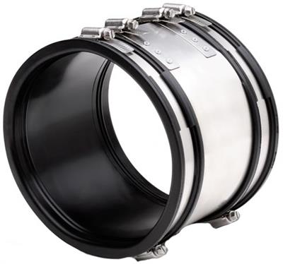 MÜCHER PVC ETERNIT csőtoldó gumi MSC 250 225-250 mm fém palásttal