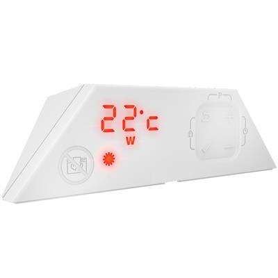 Nobo Oslo fűtőpanel keskeny, 1250 W, 20x153 cm, NCU 2Te energiatakarékos termosztáttal NTL2N 12+2Te