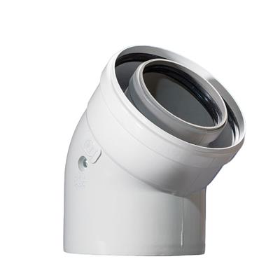 P.Sys 80/125 pps/alu 45° ív