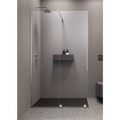 Radaway Furo Walk-in 100 J zuhanyfal, átlátszó, jobbos (cikkszám: 10106538-01-01R)