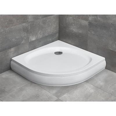 Radaway Patmos A zuhanytálca 100x100 akril, láb + szifon, levehető előlap, (cikkszám: 4S11155-03)