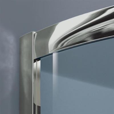 Radaway Classic A 80x80 zuhanykabin íves, átlátszó üveg, króm keret (cikkszám: 30010-01-01)