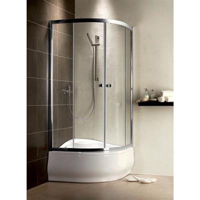 Radaway Premium Plus A 1700 zuhanykabin 90x90 íves, átlátszó üveg (cikkszám: 30401-01-01N)