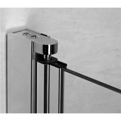 Radaway Eos DWB 90 J zuhanyajtó átlátszó üveg, jobbos (cikkszám: 137803-01-01R)