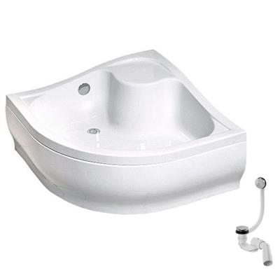 Radaway Korfu A zuhanytálca 90x90 akril, levehető előlap + láb + B602R szifon (cikkszám: 4S99400-03)