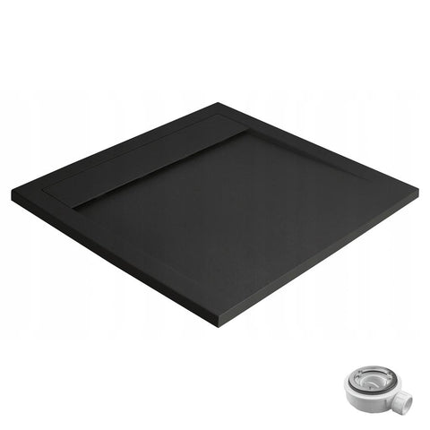 Radaway Teos C műmárvány zuhanytálca 100x100 black  (HTC100100-54)