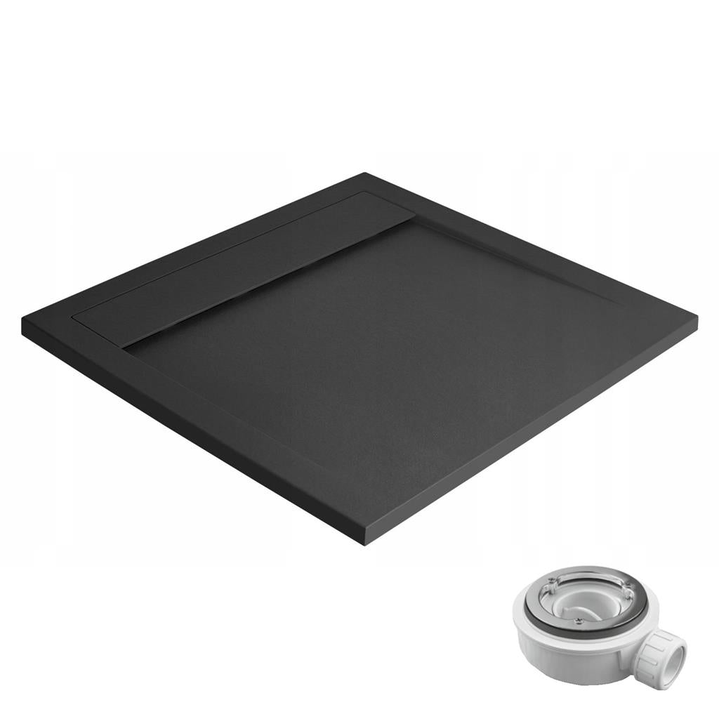 Radaway Teos C műmárvány zuhanytálca 100x100 antracit  (HTC100100-64)